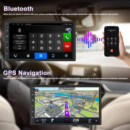 7" Wireless Carplay Android Auto Stereo for Toyota Hilux (1989-2004)