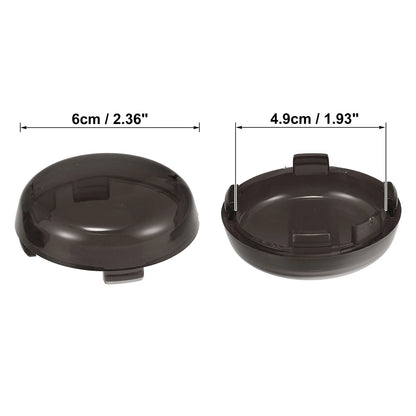 Smoked Black Turn Signal Lens for Harley Dyna (02–13)