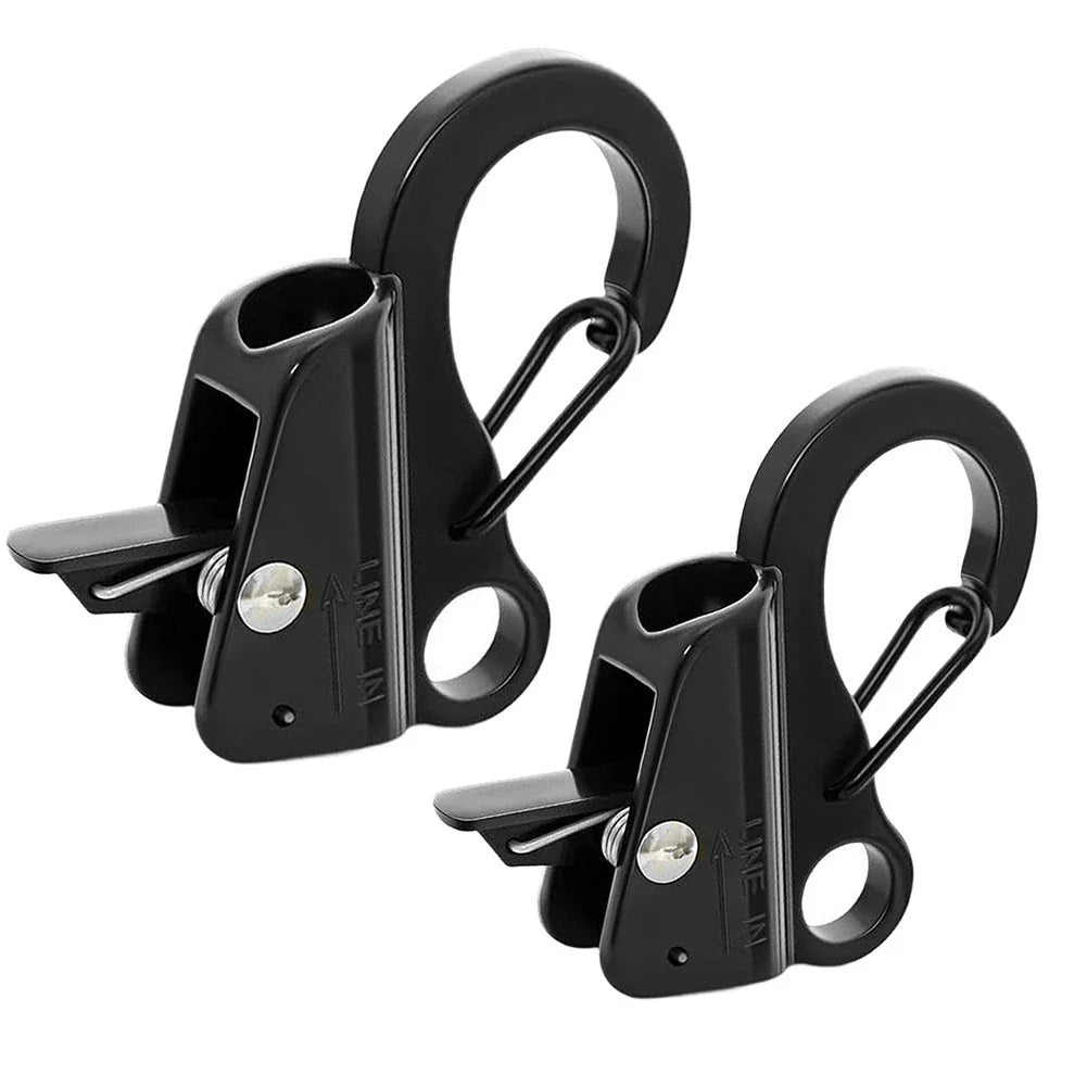 Sliding Rope Hook Clips for Yacht Fender Boat Bumper 316 Stainless Steel