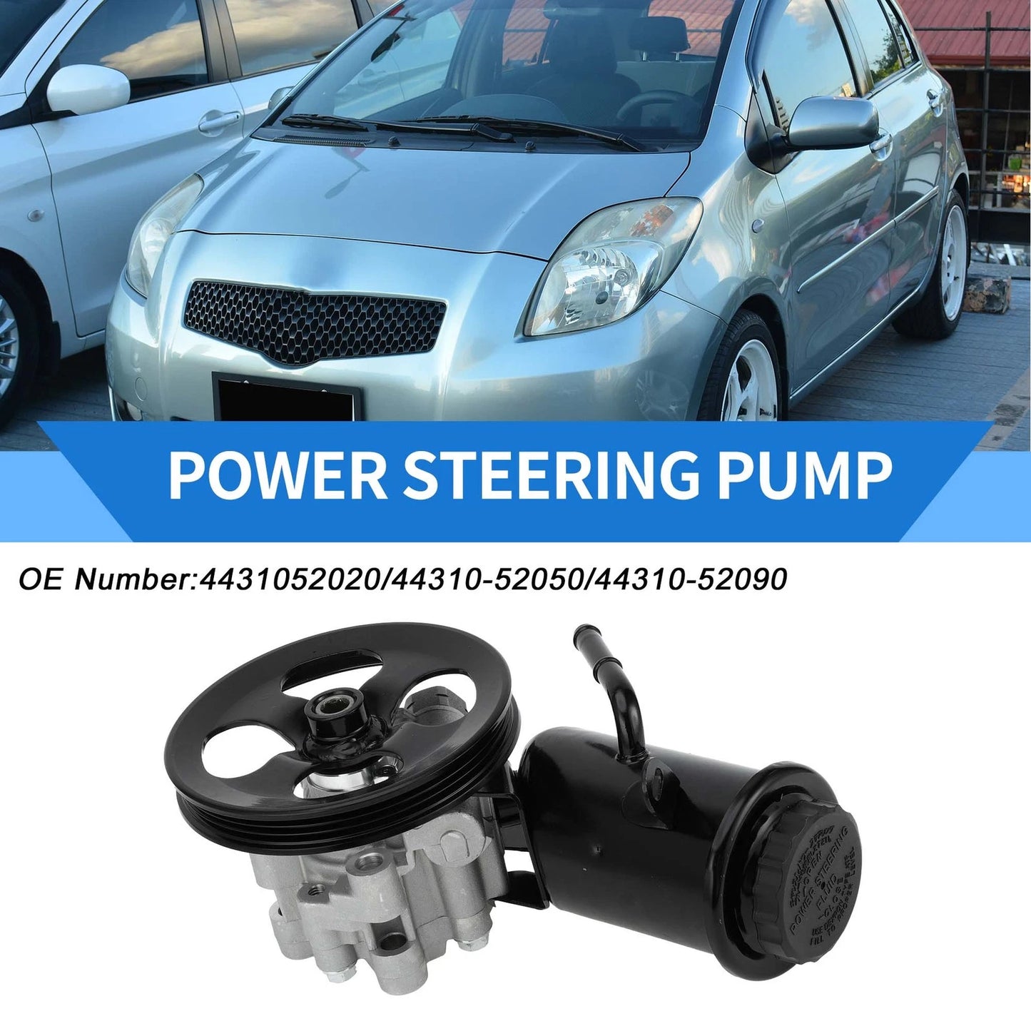 Power Steering Pump for Toyota Echo 1.5L L4 (2000-2005)