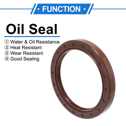 Oil Seal 85x110x12mm 2 x Seal Ring Rotary Shaft FKM Rubber for Make Model