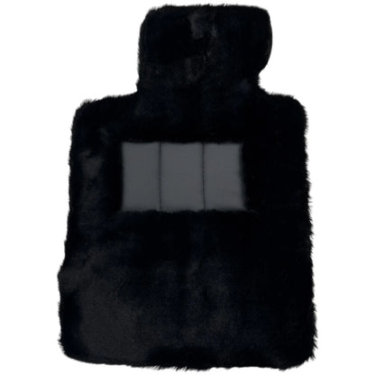 Black Sheepskin Floor Mats for BMW 7 Series F02 (2009-2015) - AutoWin