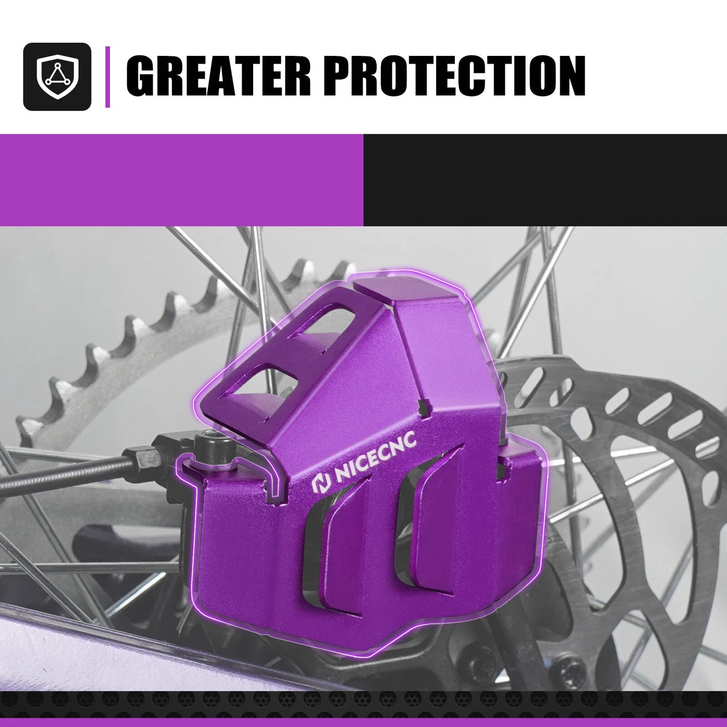 Front & Rear Brake Caliper Guards for Surron Light Bee X (2020-2023)