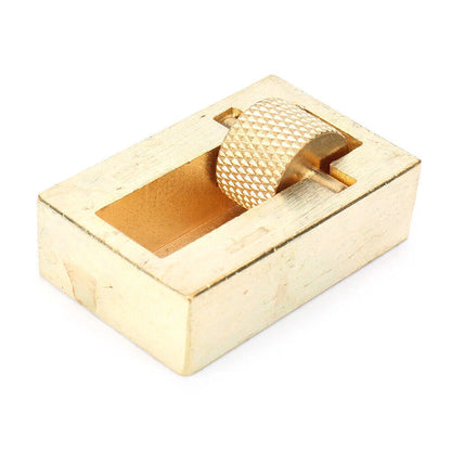 Leather Craft Making Tools & 2 x Roller Brass DIY Hand Sewing Kit for Art