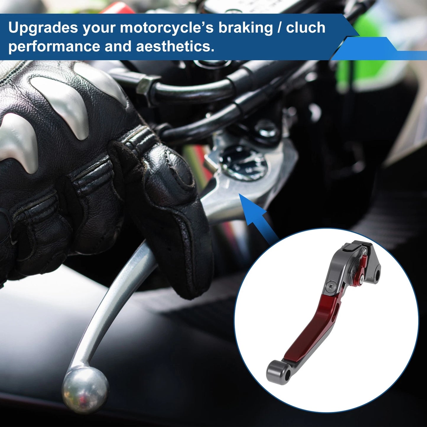 Adjustable Brake Clutch Levers  for Honda X11 (1999-2002) Titanium Red