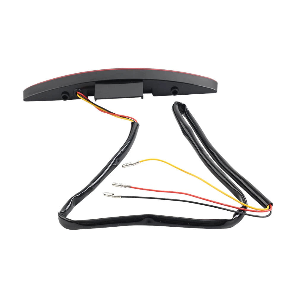 Black Motor LED Rear Fender Edge Brake Tail Light for Harley Breakout (2013-2017)