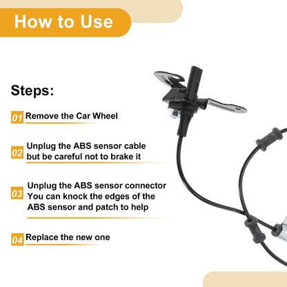 ABS Wheel Speed Sensor for Ford E-150 E-250 (2004-2014)