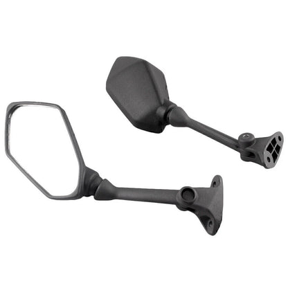 Black Left & Right Rearview Mirrors for KAWASAKI NINJA ZX6R (2009-2012)