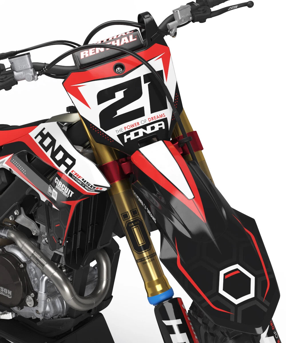 Custom Graphics Full Kit for Honda CRF80 2011-2020 Stickers