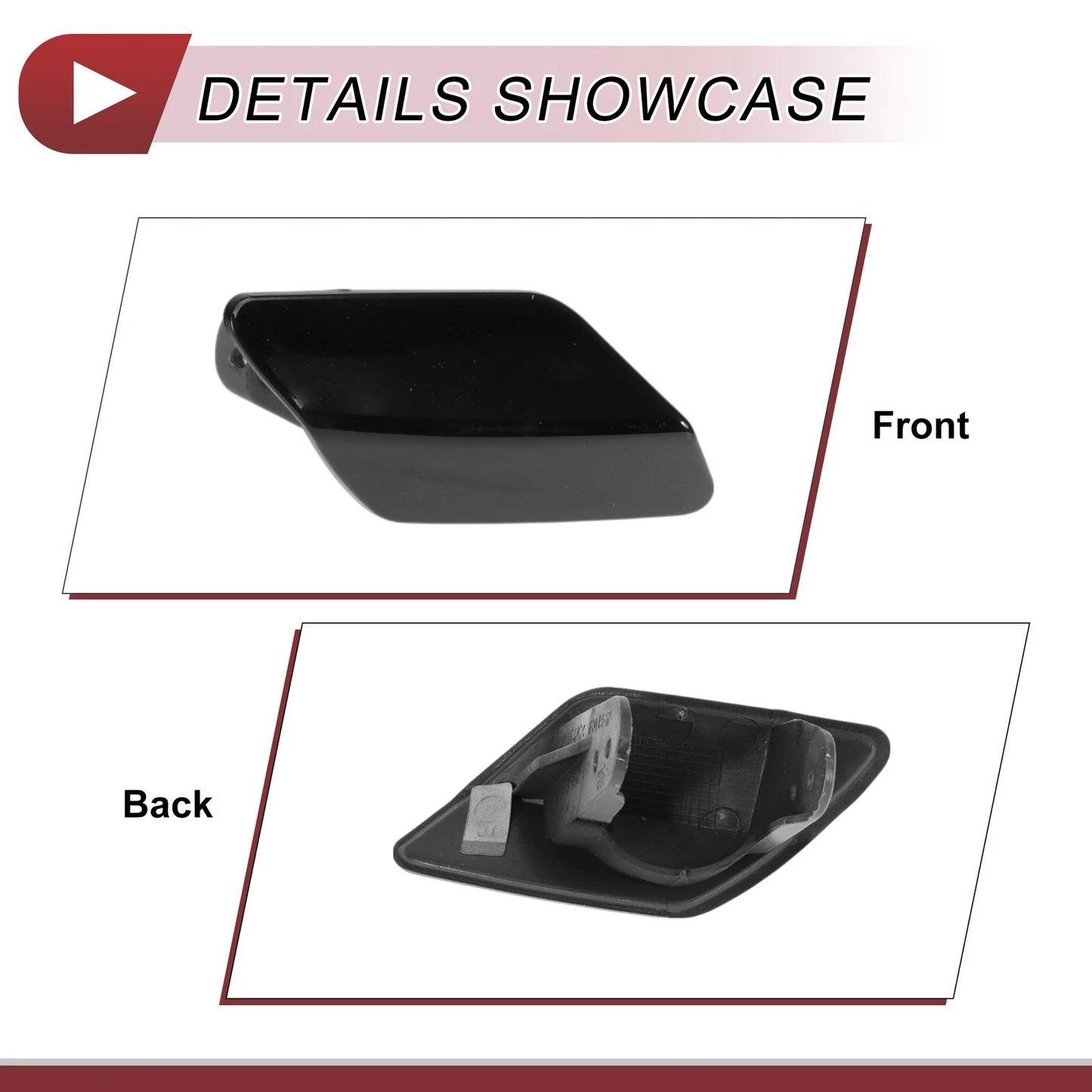 Front Right Bumper Trim Nozzle Cover for BMW 320i (2012-2019)