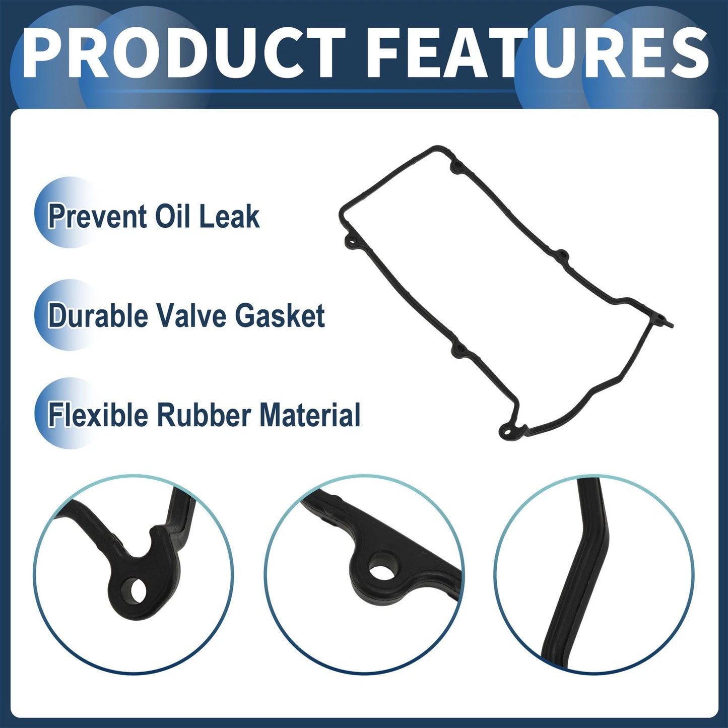 Engine Valve Cover Gasket for Toyota Duet (1998-2004) 1 Pcs