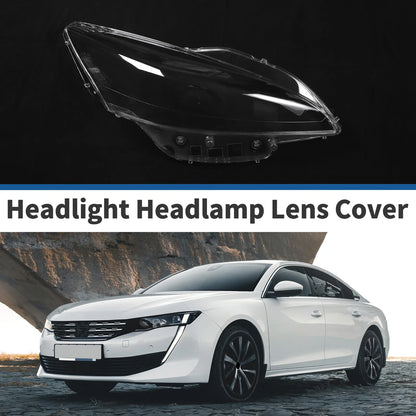 Front Right Headlight Lens Cover for Peugeot 508 (2011-2014)