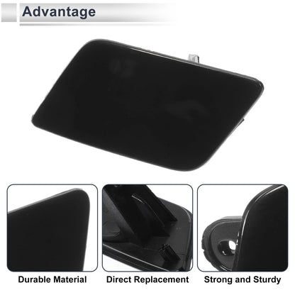 Front Left Washer Nozzle Cover for BMW 335i GT xDrive Black