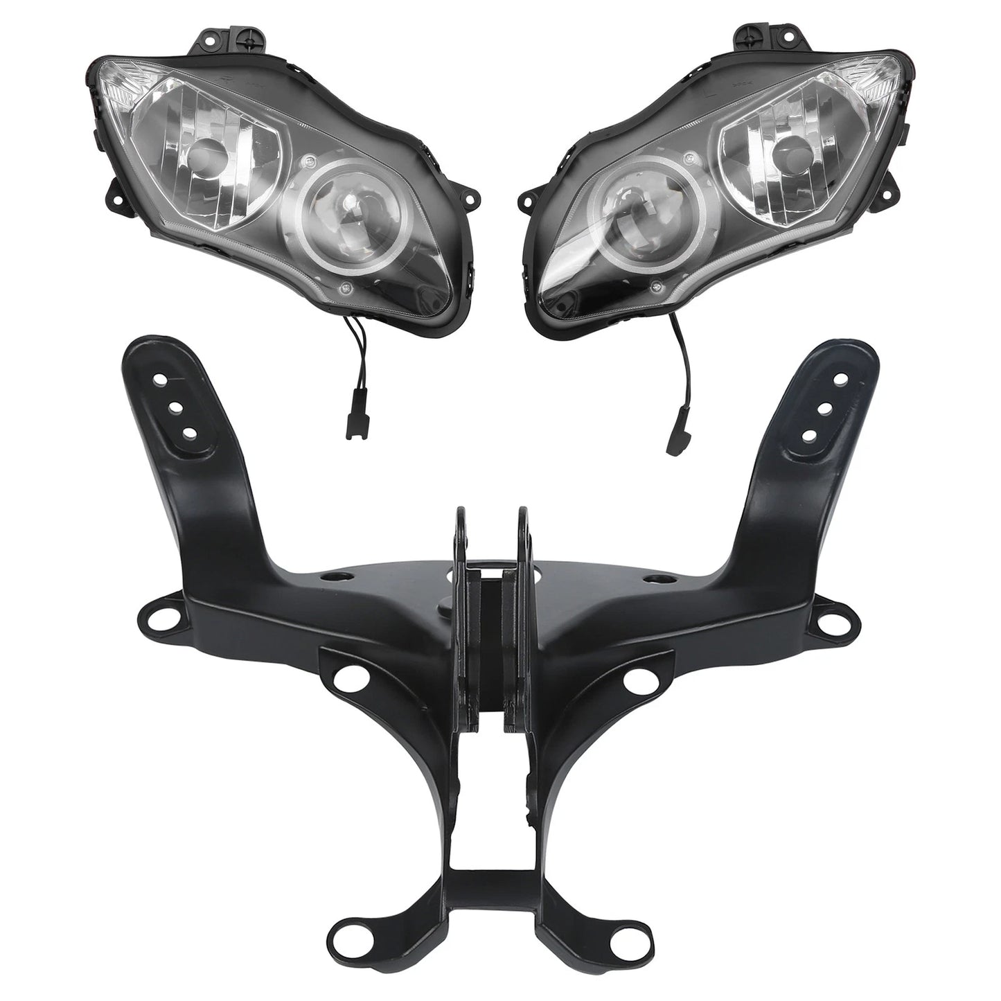 Front Headlight Assembly & Fairing Stay Bracket for Yamaha YZF R1 (2007-2008)