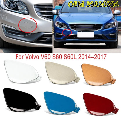Front Bumper Tow Hook Eye Cover Cap for Volvo S60 V60 (2014–2018)