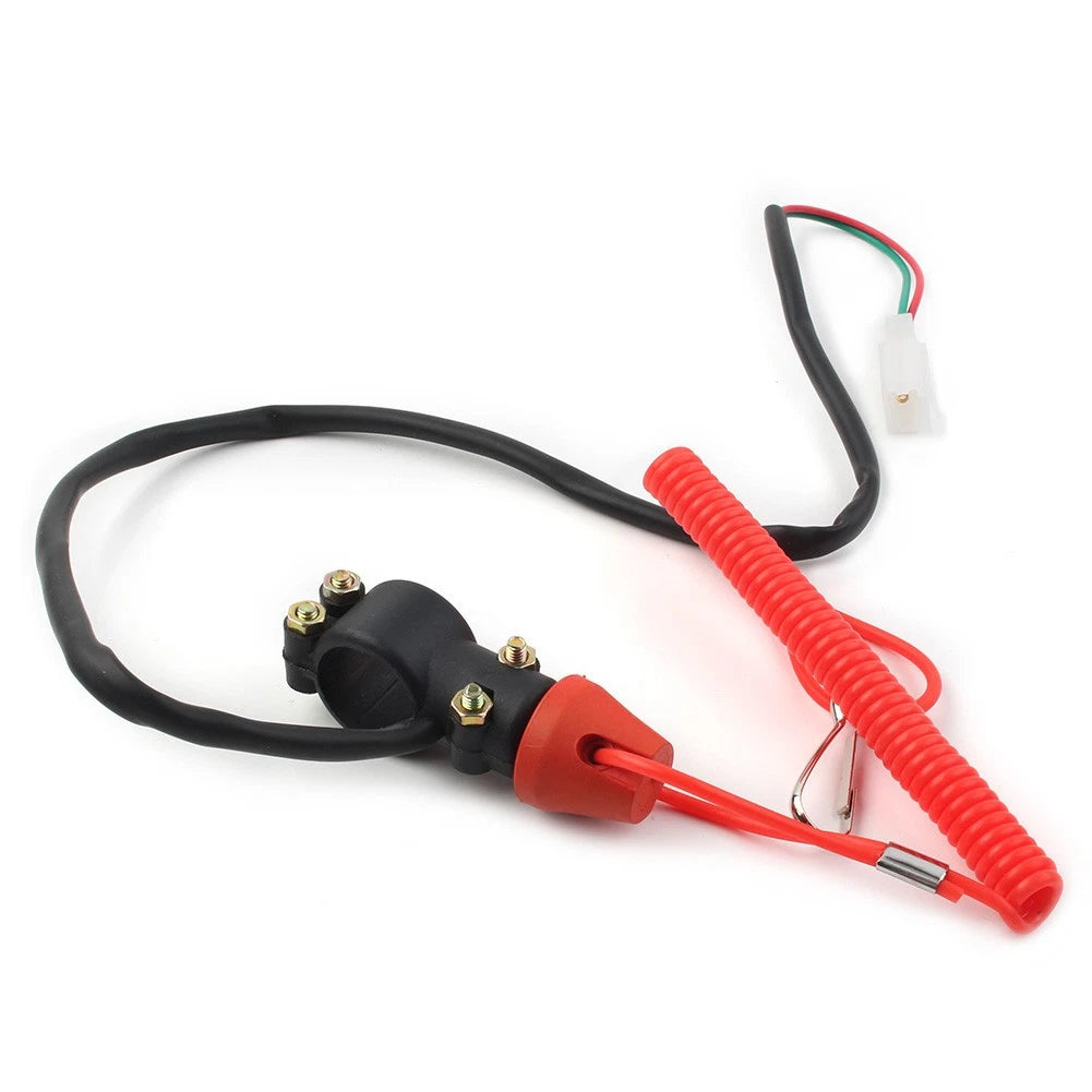 Engine Stop Kill Switch Safety Tether Lanyard for Pit Dirt Quad Bike Motor