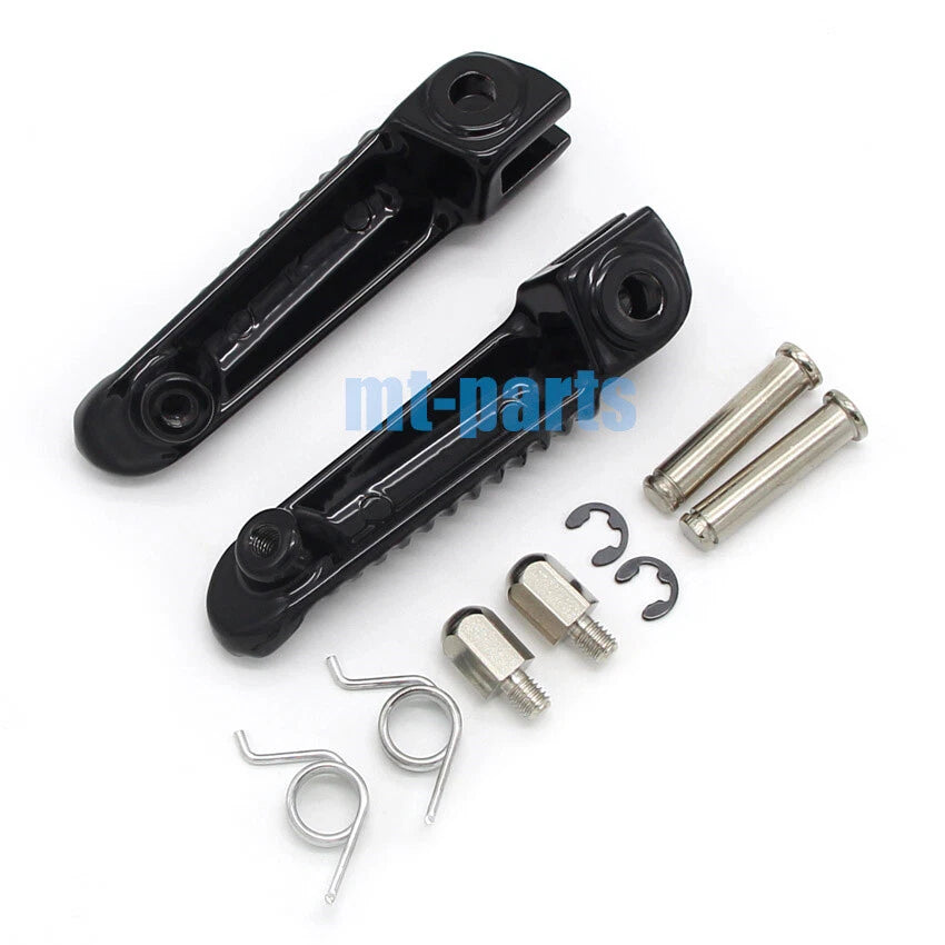 Black Front Footrest Pegs for Yamaha YZF R6 (1999-2020)