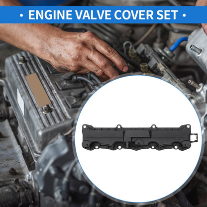 Engine Valve Cover for Peugeot 207 (2008-2013) Plastic 1 Pcs