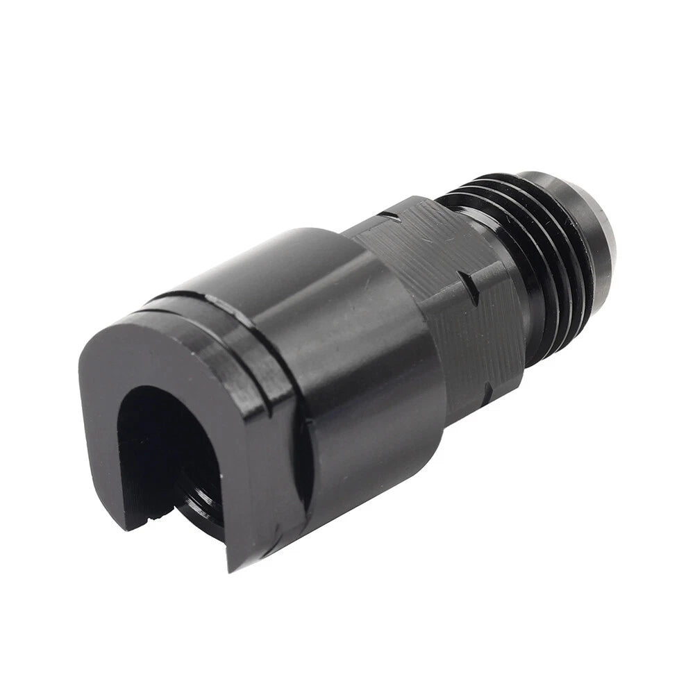 6AN Male to 5/16" Quick Disconnect EFI Fuel Rail Adapter for GM LS (2001-2023)