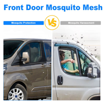 Magnetic Mosquito Screen for Ford Transit Connect 2002-2025, 47x31in