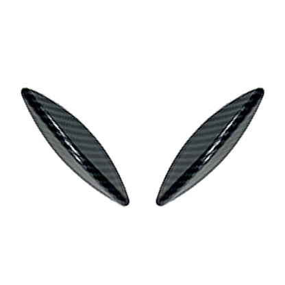 6 x Front Bumper Lip Spoiler Fins for Mercedes Benz C-Class W205 (2015-2018)