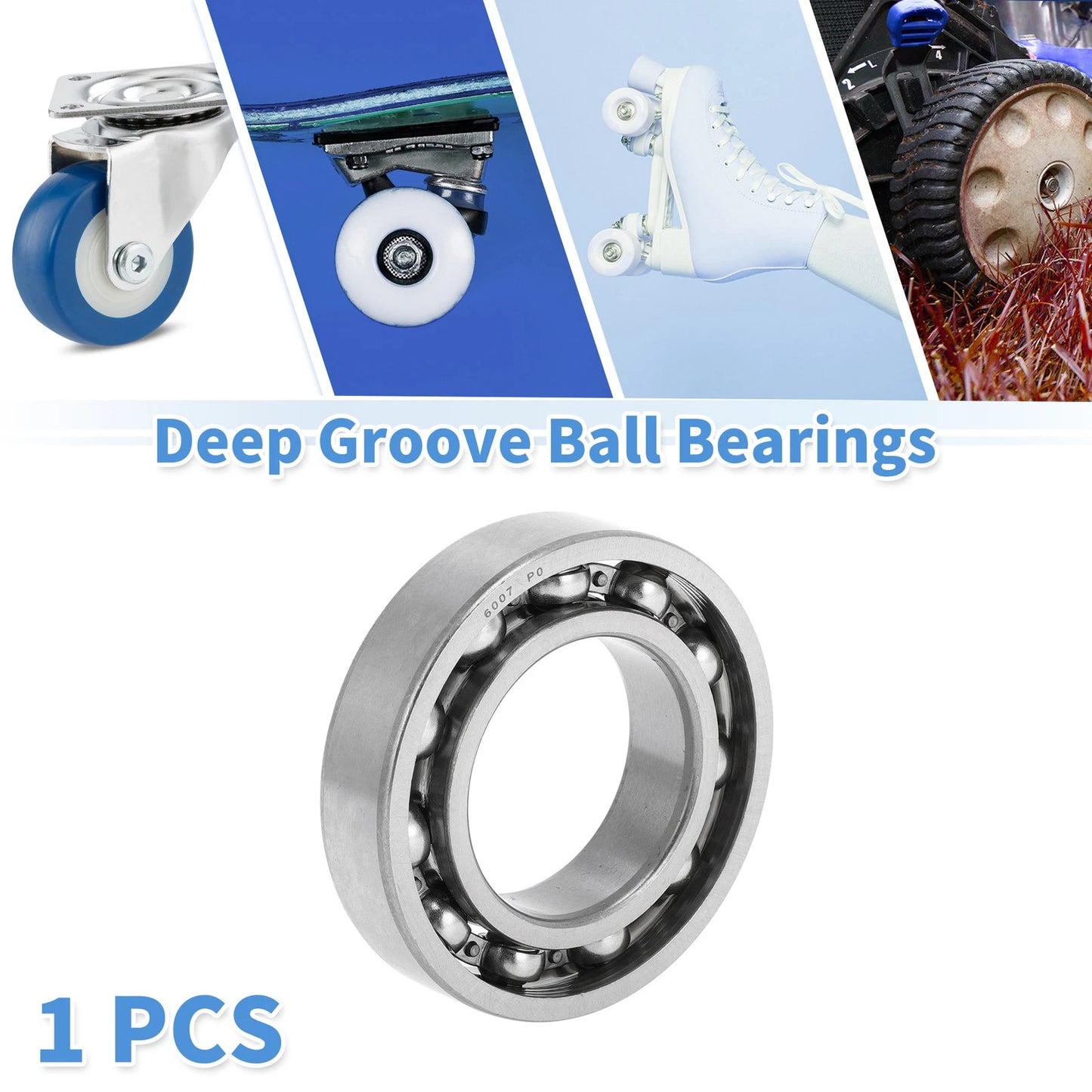 Deep Groove Ball Bearings P0 35x62x14mm 1 Pc for Scooter Skateboard Wheel