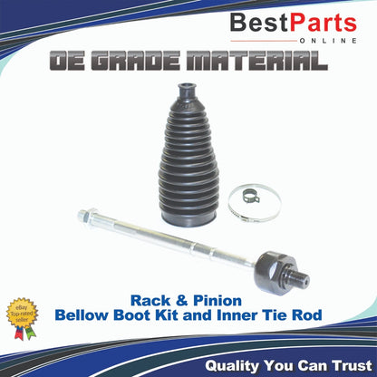 Rack and Pinion Inner Tie Rod and Bellow for Jaguar XJ8 XJR (1998–2003)