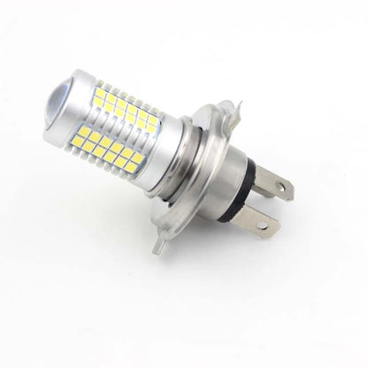 54SMD Auto Motorcycle Headlight H4 LED Lamp Bulb AC DC 6V 8W 1000LM White