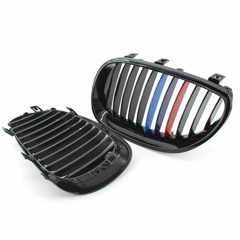 Gloss Black M Color Front Kidney Grille for BMW E60 525i 530i (2003-2010)
