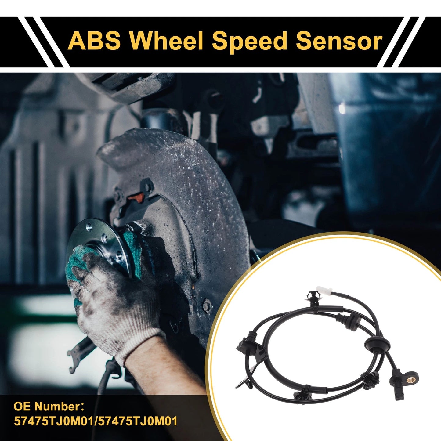 ABS Wheel Speed Sensor for Honda City (2012-2014) - 1 x Rear Left Sensor