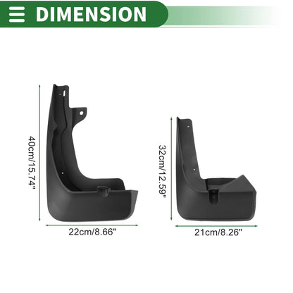 Mud Flaps Splash Guards for Lexus RX (2023)