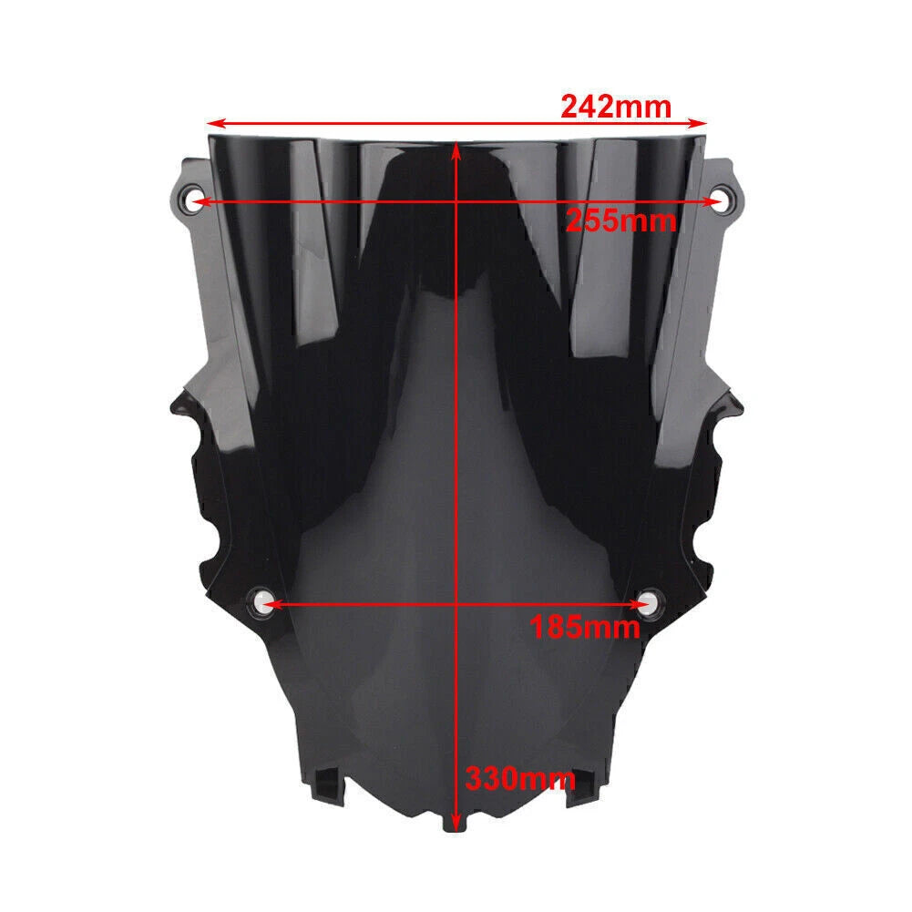 Windshield Deflector for Yamaha YZF-R3 2019-2023 Black