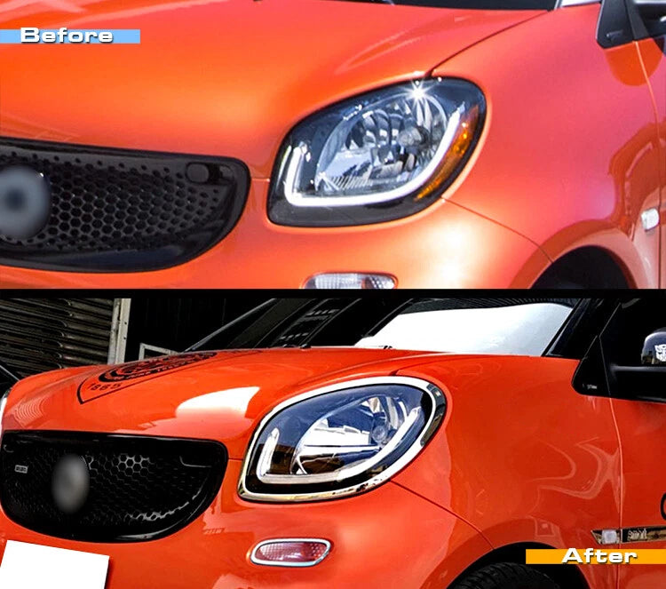 Headlight Trim Bezel Cover for Smart Fortwo W453 (2015-present)