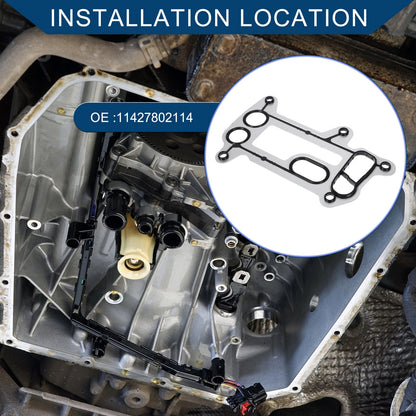 Engine Oil Filter Housing Gasket for BMW X3 (2006-2007, 2009)