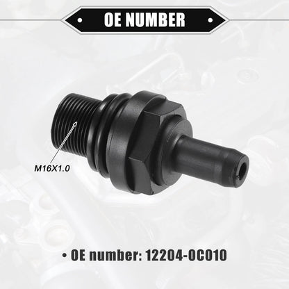 PCV Valve for Toyota Tacoma 2005-2015 Durable Plastic Black