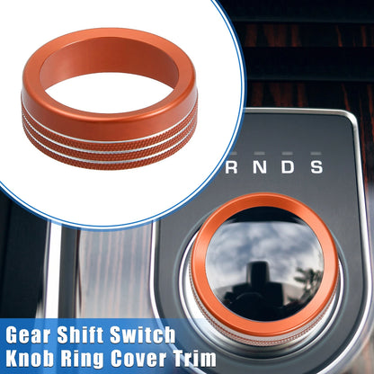 Gear Shift Knob Cover for Ford Maverick 2022-2023 - Orange Ring