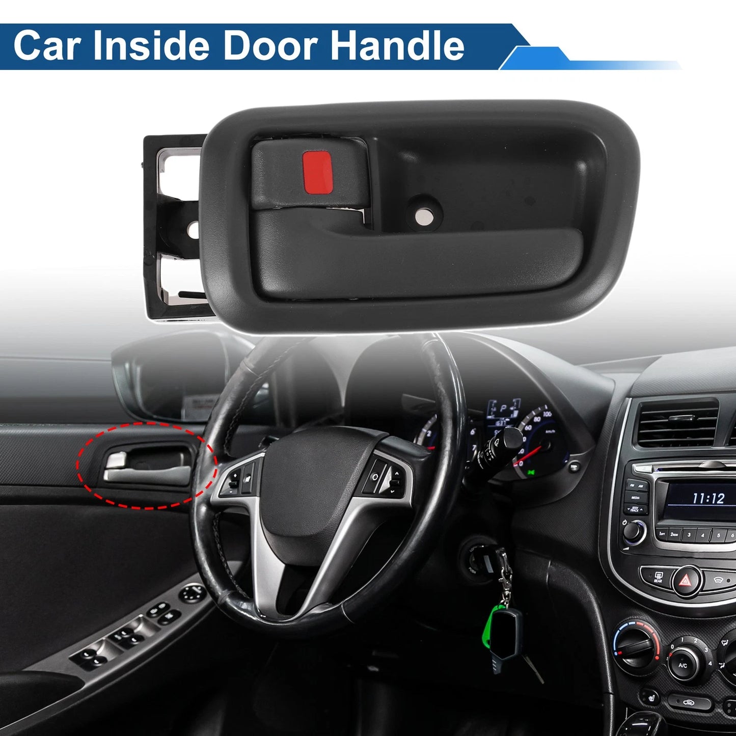 Front Passenger Side Interior Door Handle / 1x / Toyota Tundra (2000–2006)