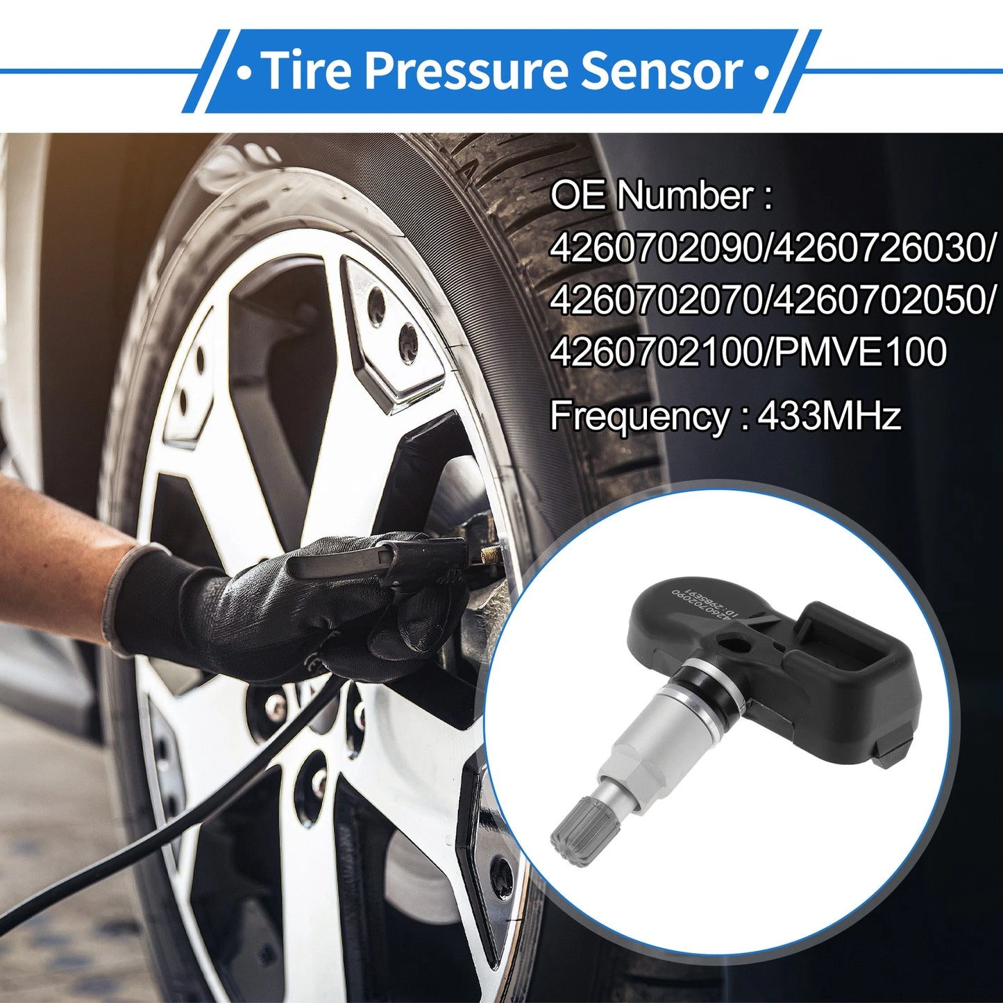 TPMS Sensor No.4260702090 for Toyota 4Runner (2003-2019)