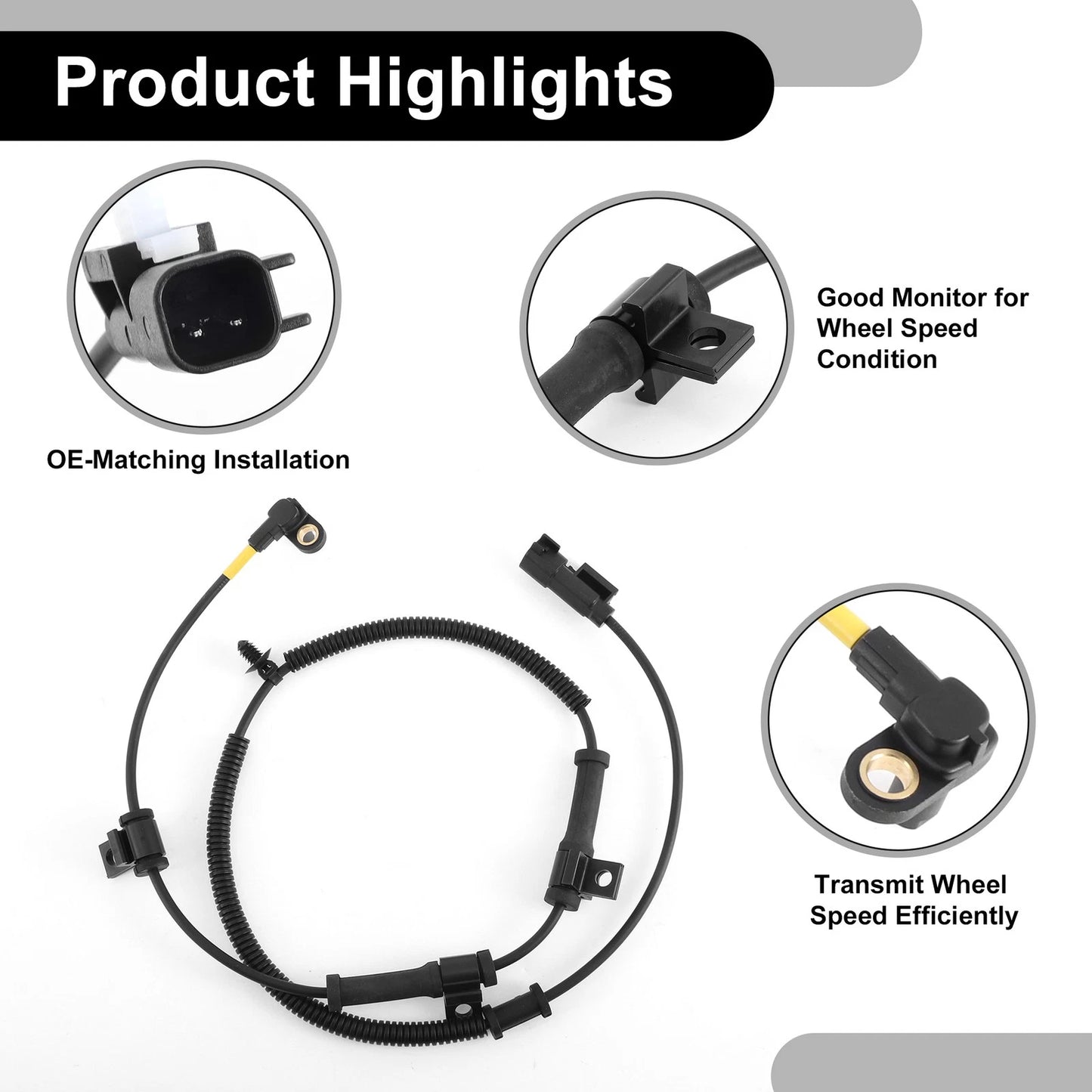 Front ABS Wheel Speed Sensor for Ford F-250 Super Duty (2011-2016)