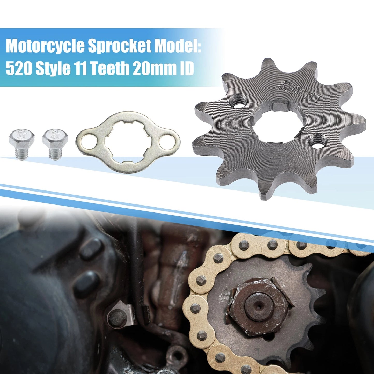 11T Front Engine Sprocket 20mm ID for Dirt Pit Bike ATV