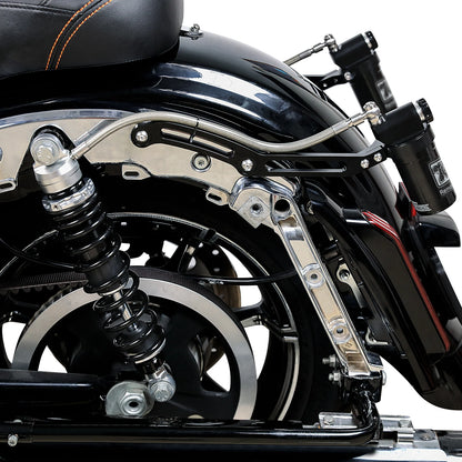 Remote Reservoir Rear Shocks for Harley Road Glide (2014-2024)