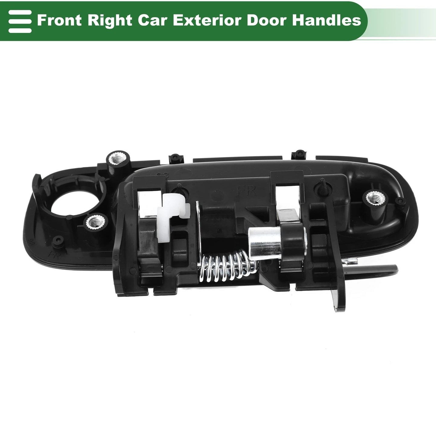 Front Right Door Handle for Toyota Corolla (2014-2019) - Black Exterior Handle