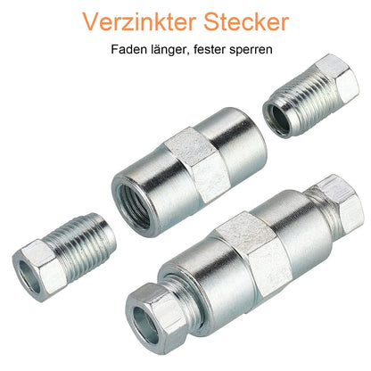 2x 5m 316 Brake Pipe Kit with 20 Nuts 10 Connectors