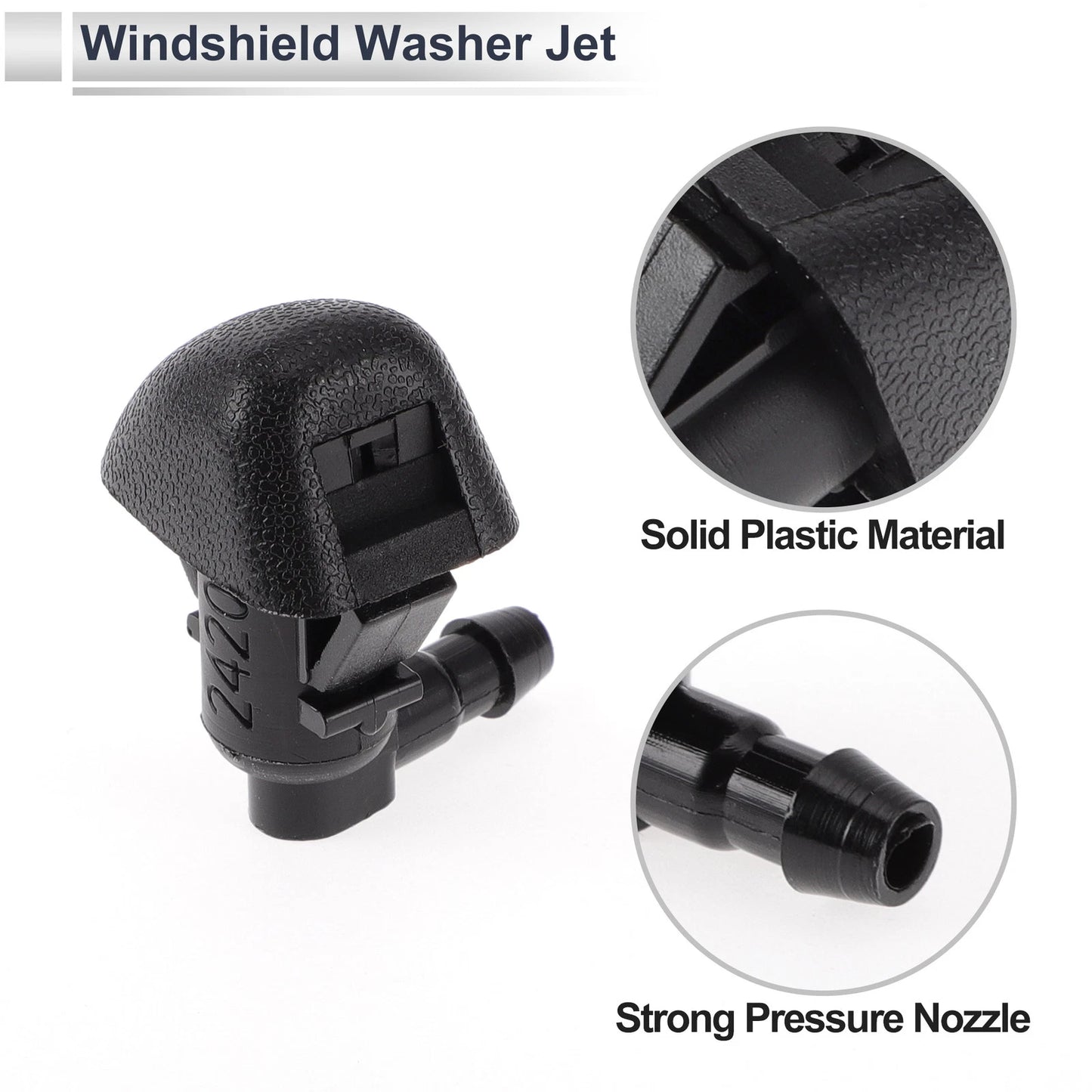 Washer Nozzle & 6 x Hose Connectors for Honda