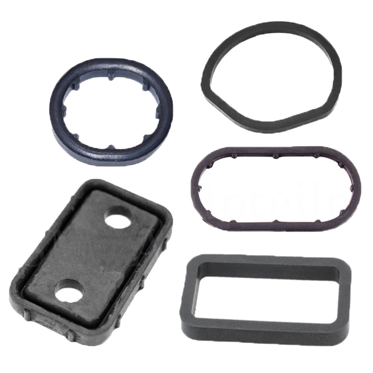 5 Pcs Engine Oil Cooler Seals Gasket Set for Mercedes W163 W202 W203 R230