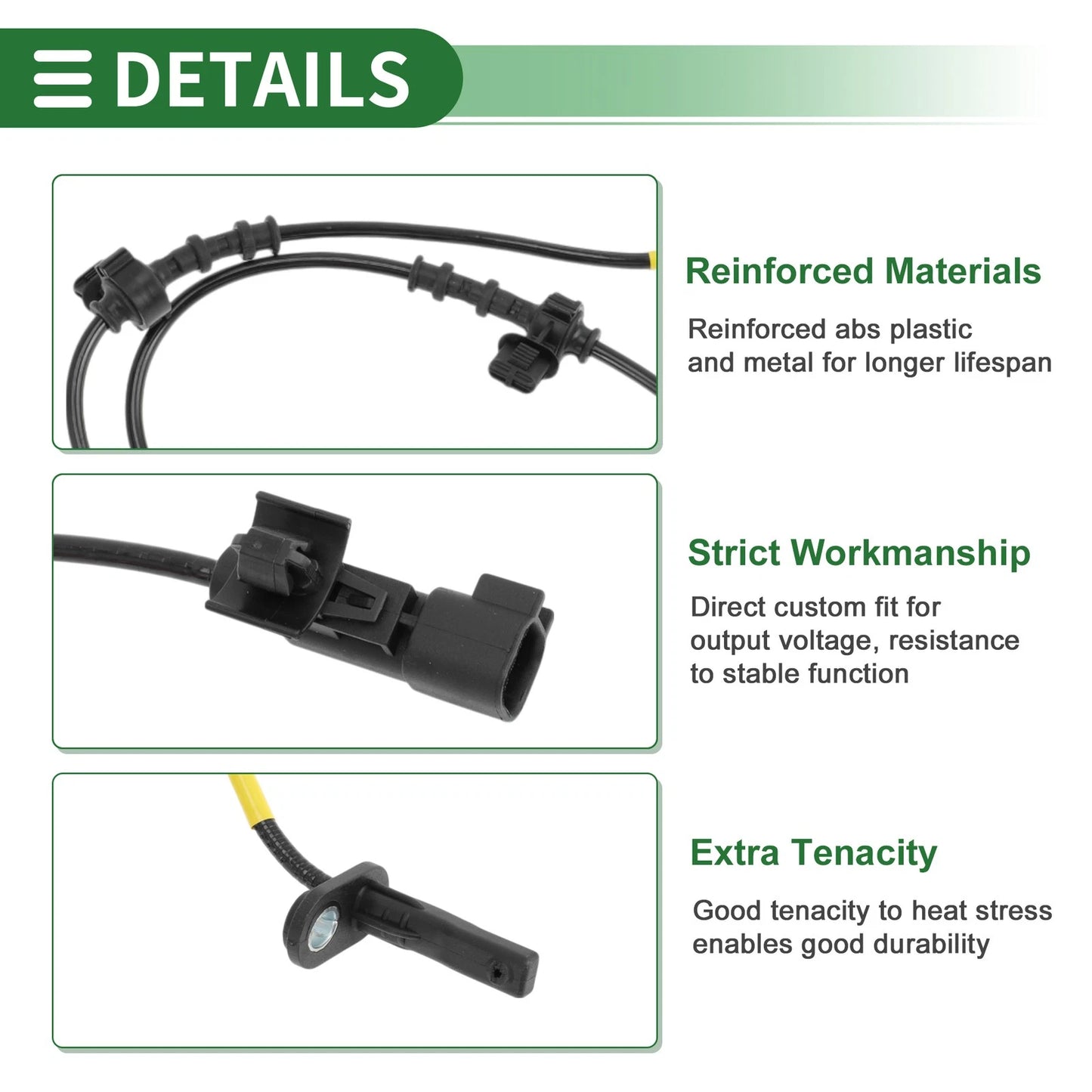 ABS Wheel Speed Sensor / 1 Pcs / ABS Sensor for Buick Regal TourX (2018–2020)