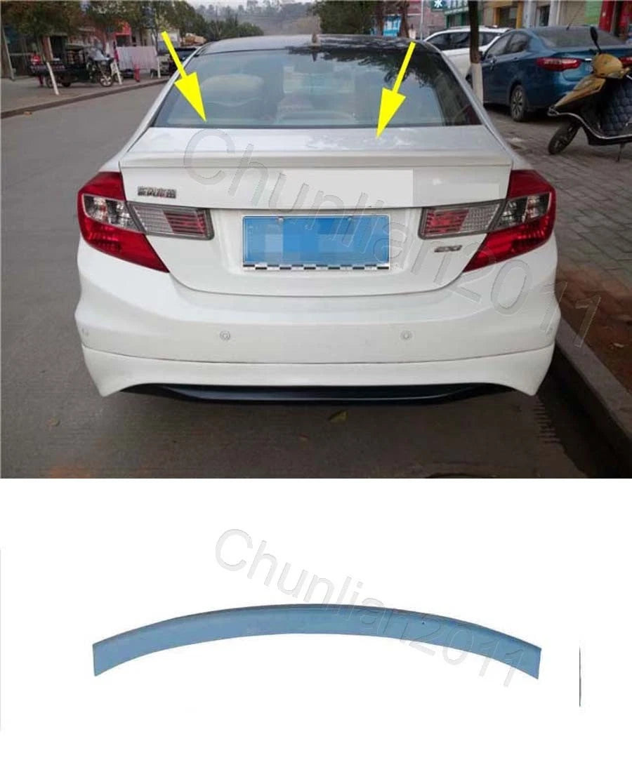 Factory Style Spoiler Wing ABS for Honda Civic 2012-2013 4DR Sedan (2012-2013)
