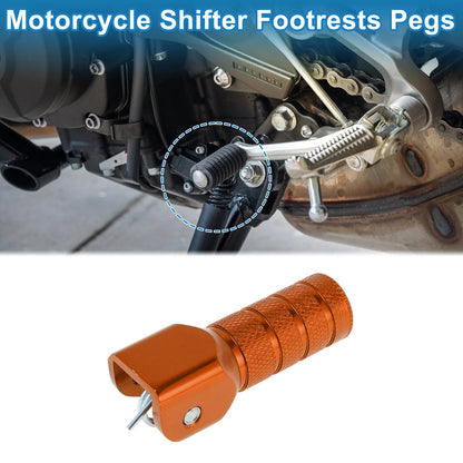 Orange Motorcycle Shifter Footrests Pegs for Suzuki RMZ