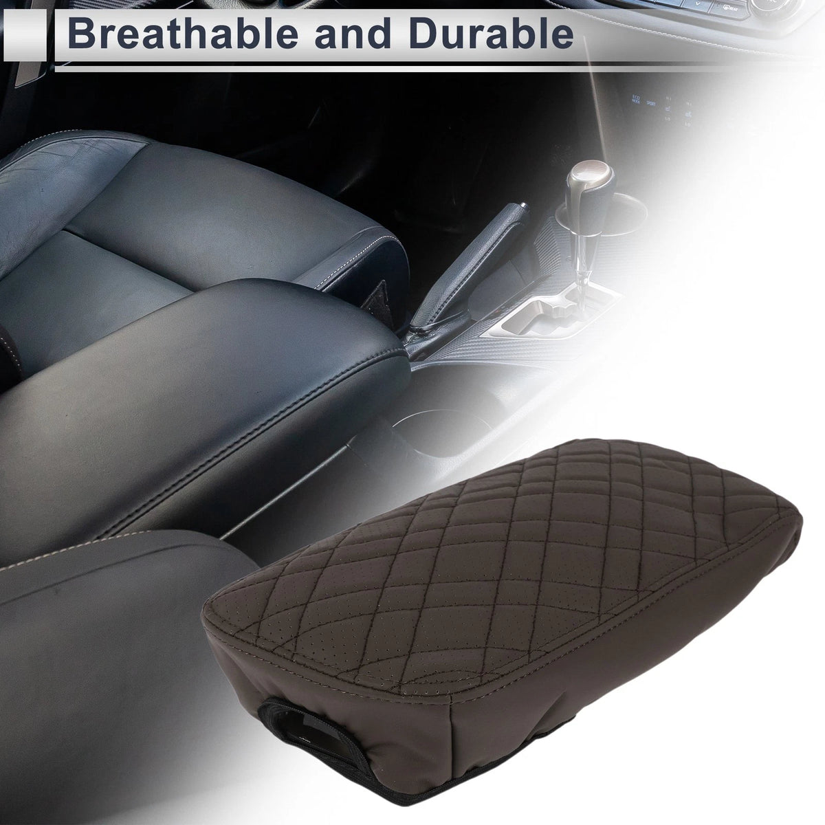 Car Center Console Cover for BMW X3 Deep Brown (2014-2018) 1 x Pc