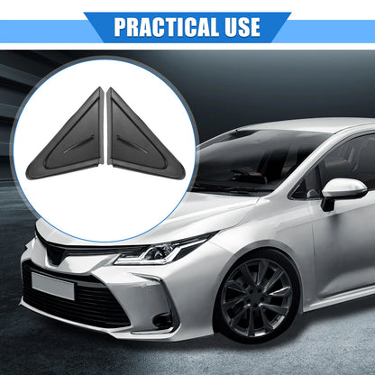 1 Pair Side Rear View Mirror Triangle Trim for Toyota Corolla (2020–2021)